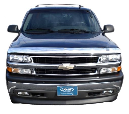 Picture of AVS 00 - 06 Chevy Tahoe High Profile Hood Shield - Chrome