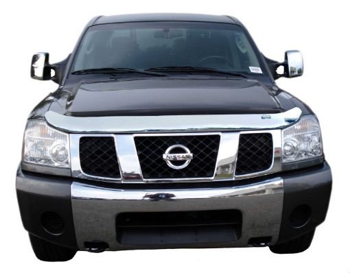 Picture of AVS 04 - 15 Nissan Armada High Profile Hood Shield - Chrome