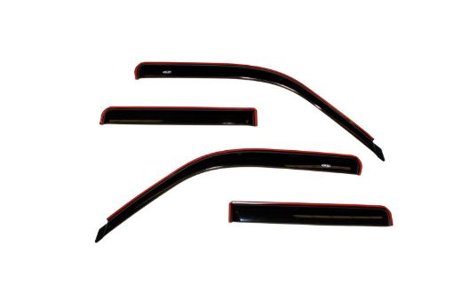 Picture of AVS 91 - 01 Ford Explorer Ventvisor In - Channel Window Deflectors - 4pc - Smoke