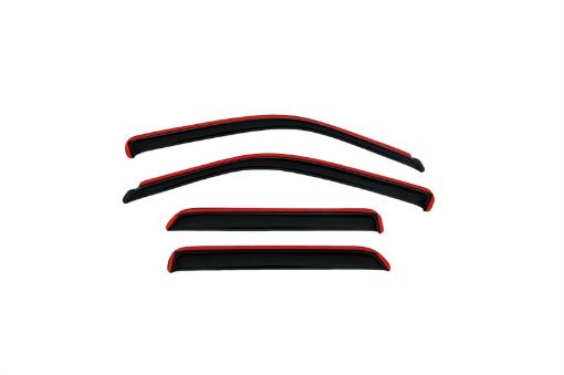 Picture of AVS 00 - 05 Dodge Neon Ventvisor In - Channel Front Rear Window Deflectors 4pc - Smoke