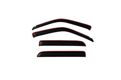 Picture of AVS 02 - 03 Lincoln Blackwood Ventvisor In - Channel Front Rear Window Deflectors 4pc - Smoke