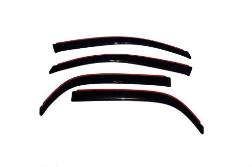 Picture of AVS 05 - 09 Chevy Equinox Ventvisor In - Channel Front Rear Window Deflectors 4pc - Smoke