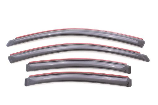 Picture of AVS 09 - 15 Nissan Maxima Ventvisor In - Channel Front Rear Window Deflectors 4pc - Smoke