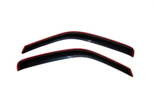 Picture of AVS 03 - 10 Chevy Kodiak Ventvisor In - Channel Window Deflectors 2pc - Smoke
