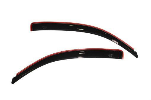 Picture of AVS 05 - 15 Toyota Tacoma Access Cab Ventvisor In - Channel Window Deflectors 2pc - Smoke