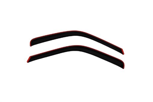 Picture of AVS 99 - 16 Ford F - 250 Standard Cab Ventvisor In - Channel Window Deflectors 2pc - Smoke