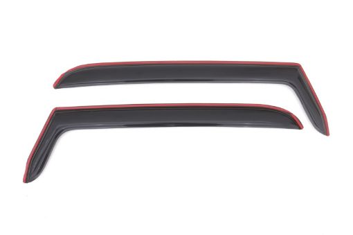 Picture of AVS 97 - 06 Jeep Wrangler Ventvisor In - Channel Window Deflectors 2pc - Smoke