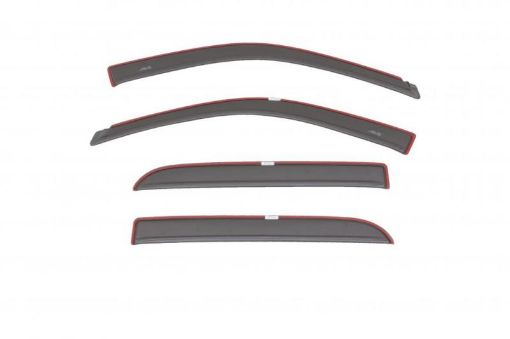 Picture of AVS 16 - 18 Dodge RAM 1500 Crew Cab Ventvisor Color Match Deflectors 4pc - Granite Crystal Metallic