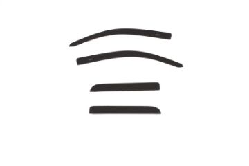 Picture of AVS 15 - 18 Chevy Silverado 1500 Ext. Cab Low Profile Color Match Ventvisors 4pc - Black