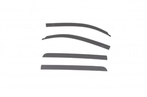 Picture of AVS 19 - 21 Toyota Tundra Crewmax Low Profile Color Match Ventvisors 4pc - Magnetic Grey Metallic