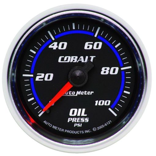 Picture of Autometer Cobalt 52mm 100 PSI Mechanical Oil Pressure Gauge