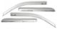 Picture of AVS 11 - 18 Jeep Grand Cherokee Ventvisor Outside Mount Front Rear Window Deflectors 4pc - Chrome