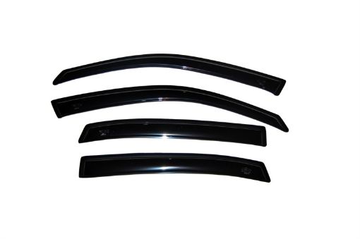Picture of AVS 00 - 05 Chevy Impala Ventvisor Outside Mount Window Deflectors 4pc - Smoke