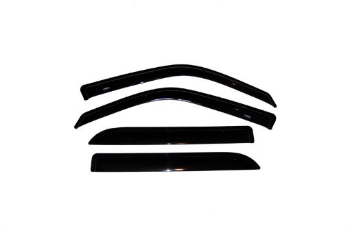Picture of AVS 02 - 03 Lincoln Blackwood Ventvisor Outside Mount Window Deflectors 4pc - Smoke