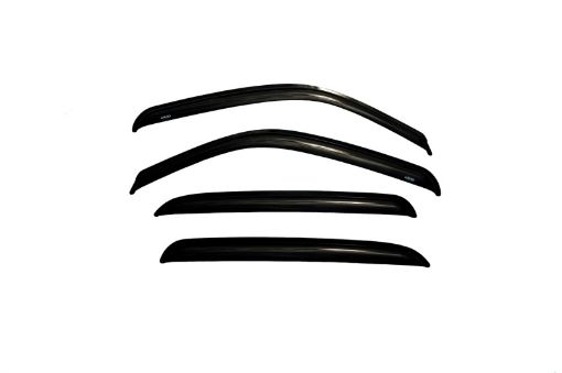 Picture of AVS 02 - 06 Cadillac Escalade EXT Ventvisor Outside Mount Window Deflectors 4pc - Smoke
