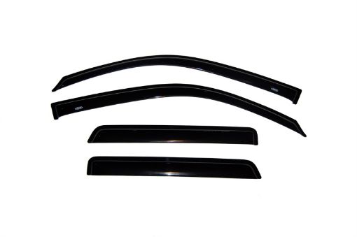 Picture of AVS 02 - 09 Chevy Trailblazer Ventvisor Outside Mount Window Deflectors 4pc - Smoke
