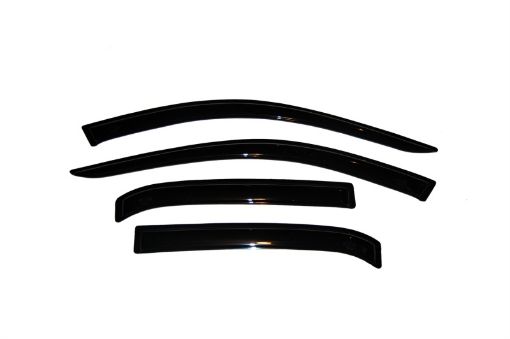 Picture of AVS 03 - 07 Honda Accord Ventvisor Outside Mount Window Deflectors 4pc - Smoke