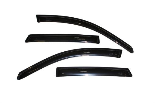Picture of AVS 03 - 08 Pontiac Vibe Ventvisor Outside Mount Window Deflectors 4pc - Smoke