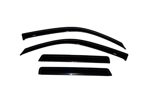 Picture of AVS 04 - 07 Buick Rainier Ventvisor Outside Mount Window Deflectors 4pc - Smoke