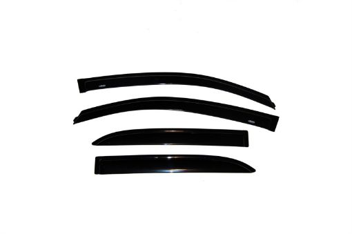 Picture of AVS 05 - 09 Chevy Equinox Ventvisor Outside Mount Window Deflectors 4pc - Smoke