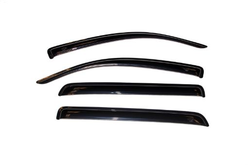 Picture of AVS 07 - 18 Toyota Tundra Crewmax Ventvisor Outside Mount Window Deflectors 4pc - Smoke