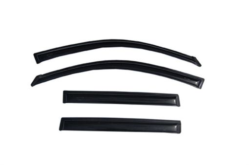 Picture of AVS 08 - 13 Toyota Highlander Ventvisor Outside Mount Window Deflectors 4pc - Smoke