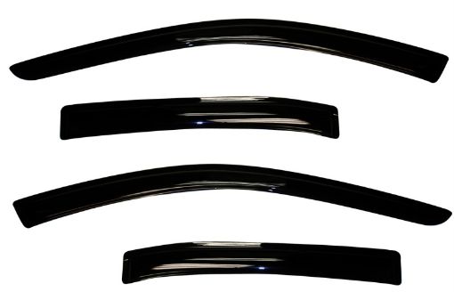 Picture of AVS 10 - 18 Ford Taurus Ventvisor Outside Mount Window Deflectors 4pc - Smoke