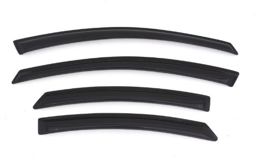 Picture of AVS 11 - 14 Hyundai Sonata (New Body Style) Ventvisor Outside Mount Window Deflectors 4pc - Smoke