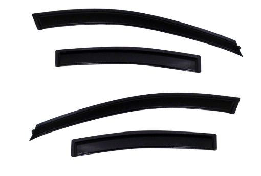 Picture of AVS 11 - 15 Chevy Cruze Ventvisor Outside Mount Window Deflectors 4pc - Smoke