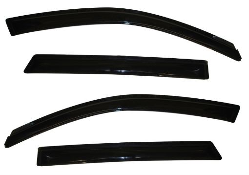 Picture of AVS 11 - 15 Kia Sorento Ventvisor Outside Mount Window Deflectors 4pc - Smoke
