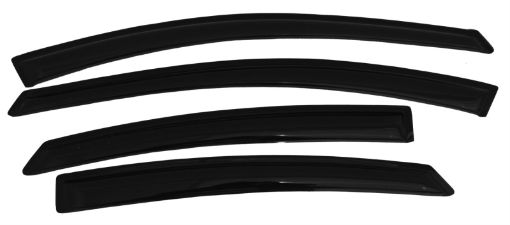 Picture of AVS 11 - 16 Hyundai Elantra (Excl. GT) Ventvisor Outside Mount Window Deflectors 4pc - Smoke
