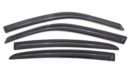 Picture of AVS 11 - 18 Dodge Charger Ventvisor Outside Mount Window Deflectors 4pc - Smoke