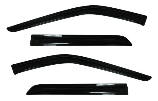 Picture of AVS 11 - 18 Ford Explorer Ventvisor Outside Mount Window Deflectors 4pc - Smoke