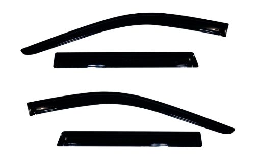 Picture of AVS 11 - 18 Jeep Grand Cherokee Ventvisor Outside Mount Window Deflectors 4pc - Smoke