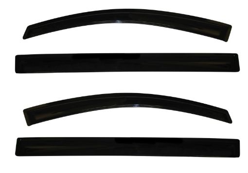Picture of AVS 11 - 18 Toyota Sienna Ventvisor Outside Mount Window Deflectors 4pc - Smoke