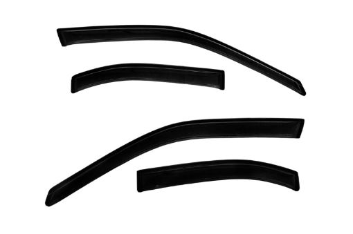 Picture of AVS 00 - 06 Nissan Sentra Ventvisor Outside Mount Window Deflectors 4pc - Smoke