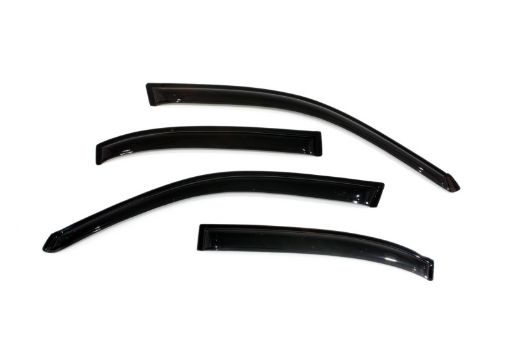 Picture of AVS 01 - 05 Honda Civic Ventvisor Outside Mount Window Deflectors 4pc - Smoke