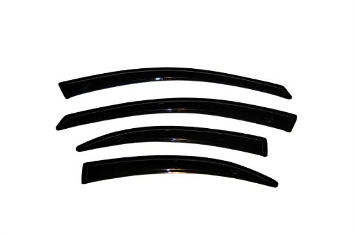 Picture of AVS 01 - 06 Chrysler Sebring Ventvisor Outside Mount Window Deflectors 4pc - Smoke