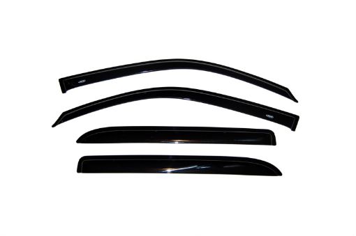 Picture of AVS 02 - 06 Chevy Trailblazer EXT Ventvisor Outside Mount Window Deflectors 4pc - Smoke