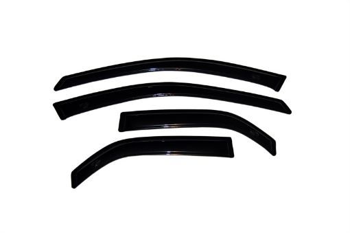 Picture of AVS 03 - 07 Cadillac CTS Ventvisor Outside Mount Window Deflectors 4pc - Smoke