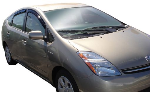 Picture of AVS 06 - 09 Toyota Prius Ventvisor Outside Mount Window Deflectors 4pc - Smoke