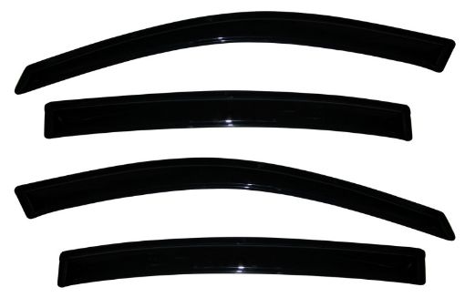 Picture of AVS 06 - 12 Buick Lucerne Ventvisor Outside Mount Window Deflectors 4pc - Smoke