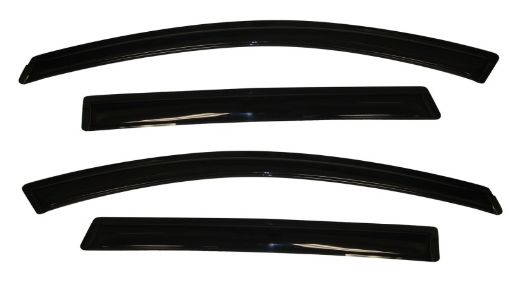 Picture of AVS 07 - 15 Mazda CX - 9 Ventvisor Outside Mount Window Deflectors 4pc - Smoke