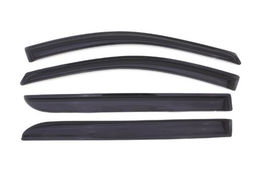 Picture of AVS 08 - 10 Honda Odyssey Ventvisor Outside Mount Window Deflectors 4pc - Smoke