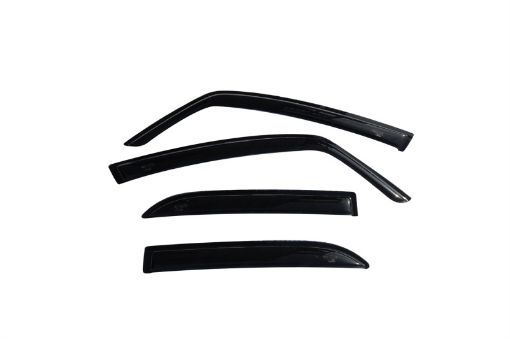 Picture of AVS 08 - 10 Suzuki SX4 Hatch Ventvisor Outside Mount Window Deflectors 4pc - Smoke