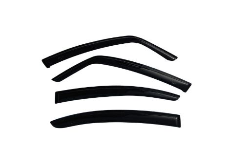 Picture of AVS 08 - 10 Suzuki SX4 Ventvisor Outside Mount Window Deflectors 4pc - Smoke