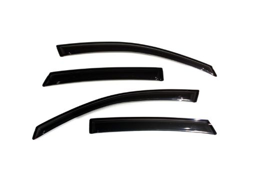 Picture of AVS 08 - 11 Ford Focus Ventvisor Outside Mount Window Deflectors 4pc - Smoke