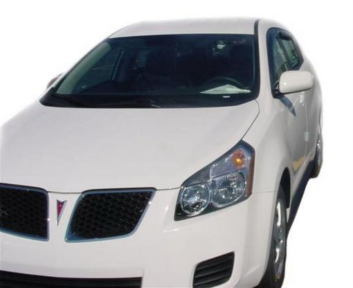 Picture of AVS 09 - 10 Pontiac Vibe Ventvisor Outside Mount Window Deflectors 4pc - Smoke