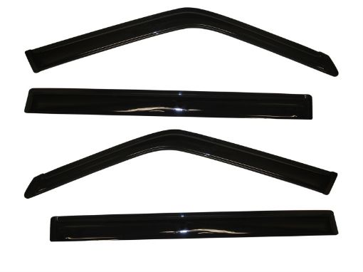 Picture of AVS 11 - 13 Infiniti QX56 Ventvisor Outside Mount Window Deflectors 4pc - Smoke