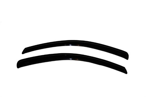 Picture of AVS 04 - 06 Chevy Malibu (Fronts Only) Ventvisor Outside Mount Window Deflectors 2pc - Smoke